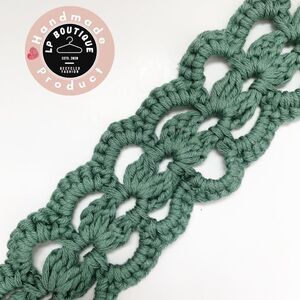 💚Handmade Crochet Headband in Green